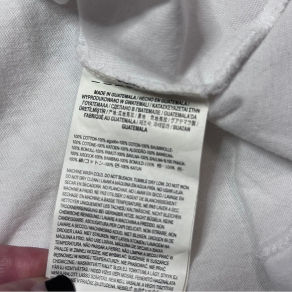 Vans White Floral Graphic Long Sleeve Tee - Picture 5 of 5